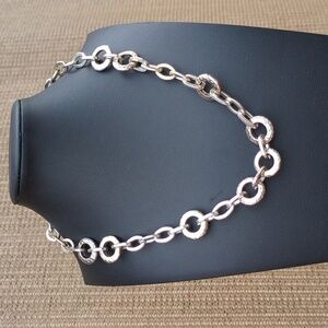 Liz‎ Claiborne Chunky 2 Tones Vintage Necklace,